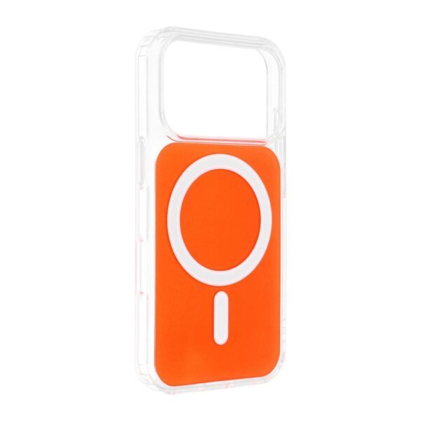 e07bb748721f278aeaf8da37e6352559 CLEAR FUSION MAG COVER Case compatible with MagSafe for IPHONE 16 Pro Max hermes orange
