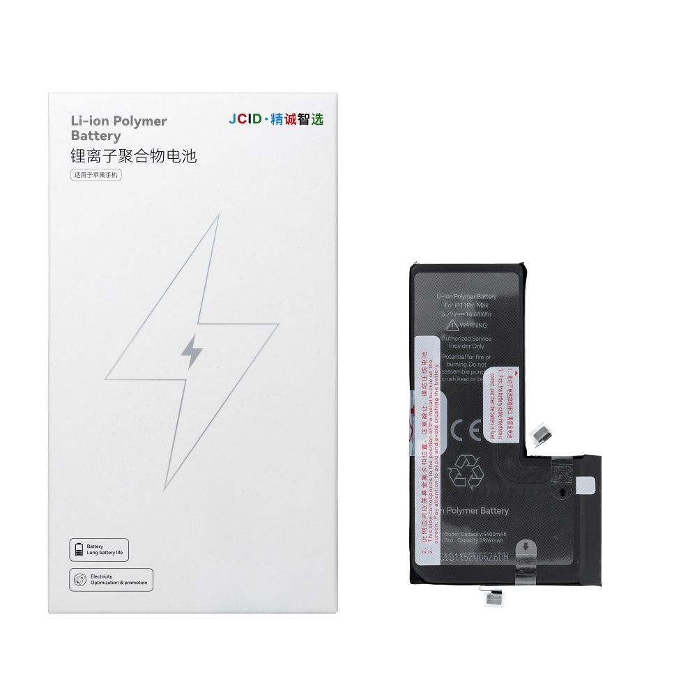 JCID Battery for iPhone 11 Pro Max 4440 mAh (high capacity)