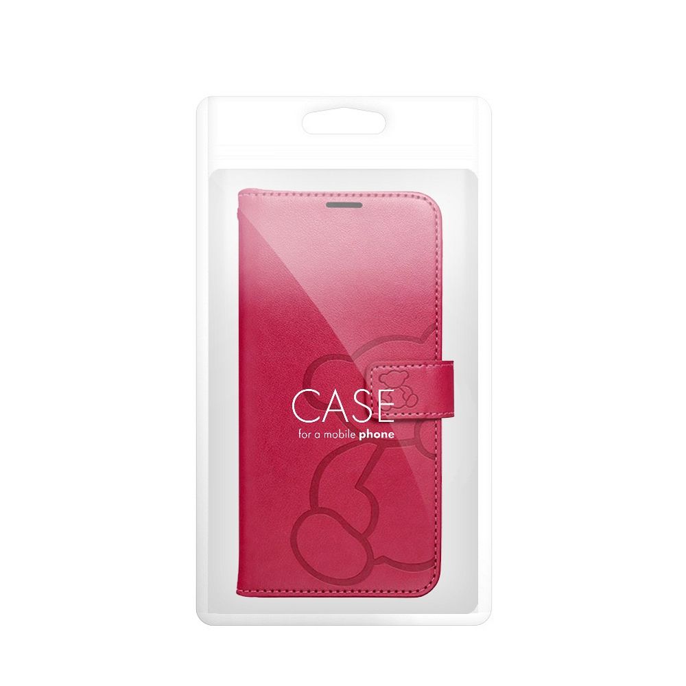 MEZZO Book case for SAMSUNG S26 Edge teddy bear magenta