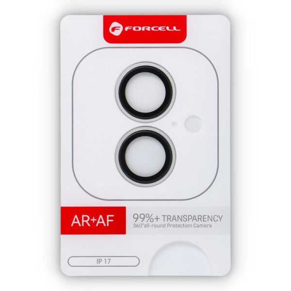 Camera glass to iPhone 17 Forcell Premium silver