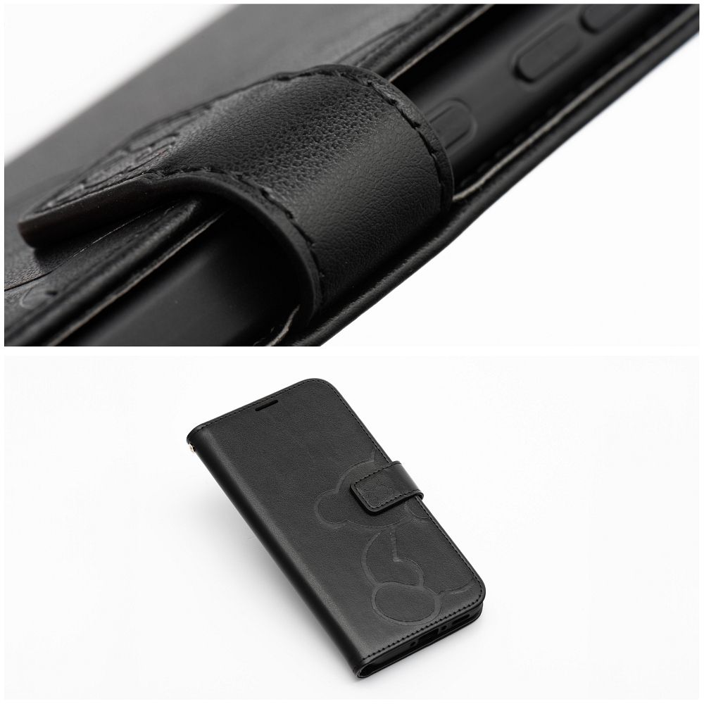 MEZZO Book case for XIAOMI Redmi Note 14 4G (GLOBAL - 164,84mm x 78,15mm x 8,16mm) teddy bear black