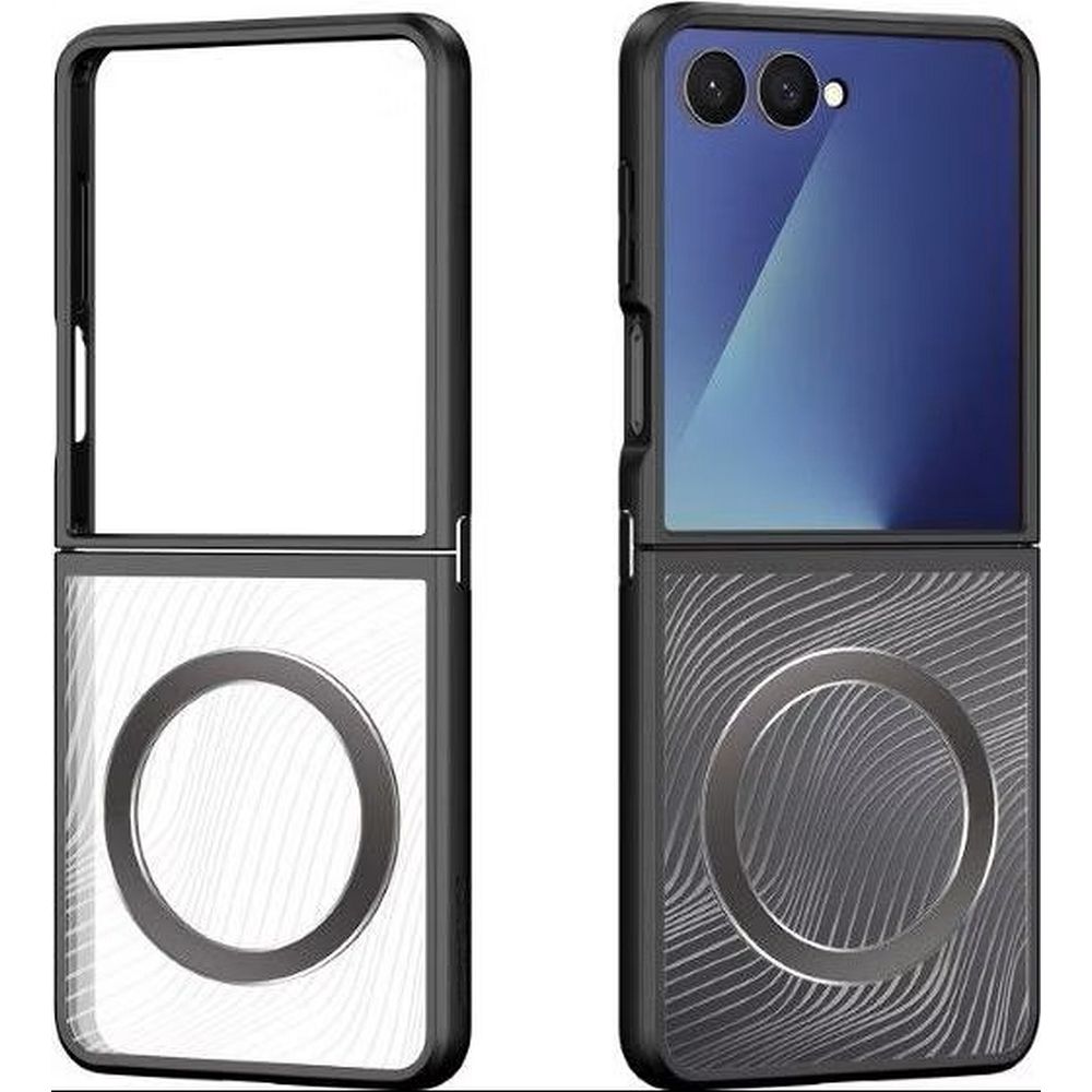DUX DUCIS case YIND for SAMSUNG Z Flip7 (Full Window) black
